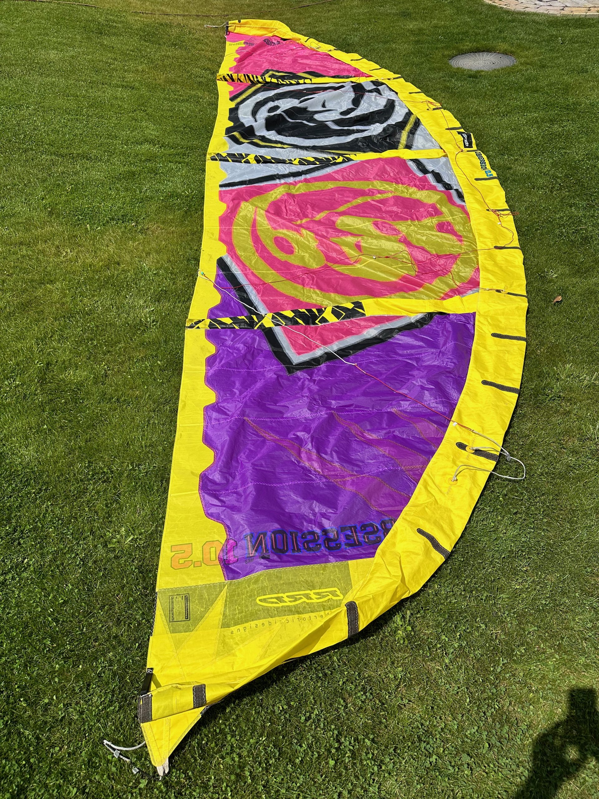 Rrd Obsession MK8 kite ernyő 10,5m² használt - pink white purple